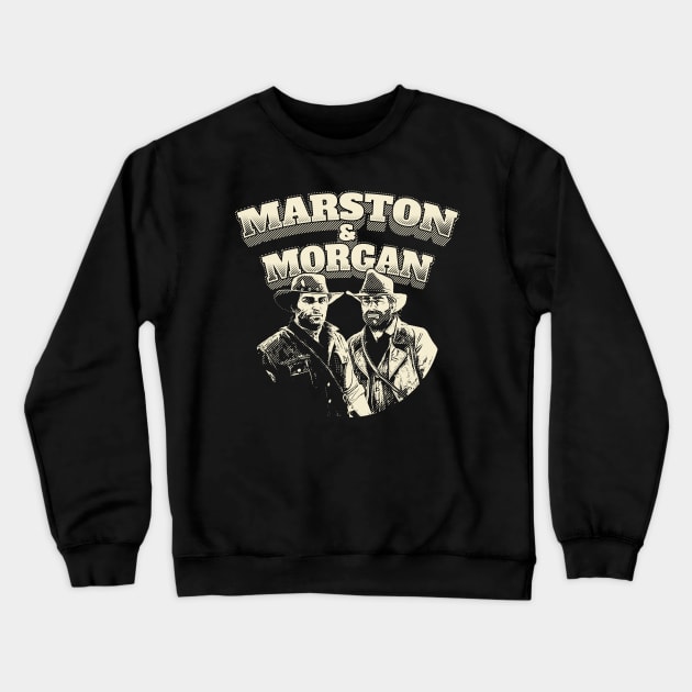 Marston and Morgan Crewneck Sweatshirt by robotrobotROBOT